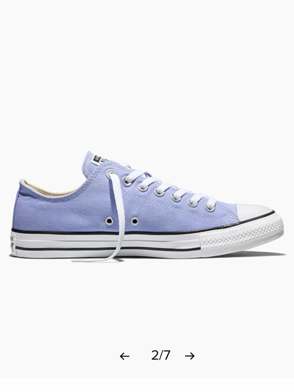 Unisex Converse Chuck Taylor All Star Seasonal Colour Low Top Very Peri